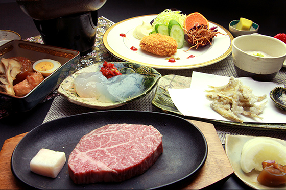 米沢牛ステーキ付プラン